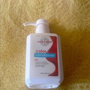 Color + clenditioner color RED